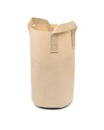 247Garden 2-Gallon Tall Aeration Fabric Pot/Tree Grow Bag (Tan w/ Handles 12H x 7D)