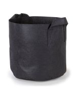 247Garden 4-Gallon Aeration Fabric Pot/Plant Grow Bag w/Handles (Black 10H x 11D)