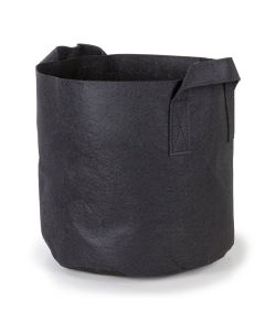 247Garden 1-Gallon Aeration Fabric Pot/Plant Grow Bag w/Handles (Black 6H x 7D)