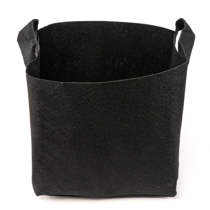 247Garden 2-Gallon Aeration Fabric Pot/Plant Grow Bags w/Handles (Black)