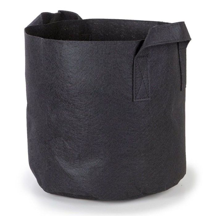 247Garden 10-Gallon Aeration Fabric Pot/Plant Grow Bags w/Handles (Black)