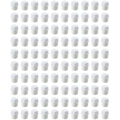 100-Pack 1/2 in. Schedule 40 PVC Male Thread Plugs, NSF/ASTM Pipe Fittings (MPT) SCH40 ASTM D2466