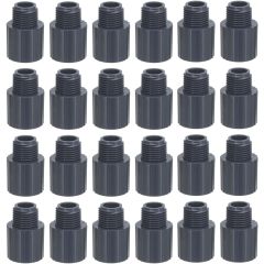 24-PK 1/2 in. Schedule 80 PVC Male Adapters NPT Pipe Fitting NSF ASTM D2467/D2464