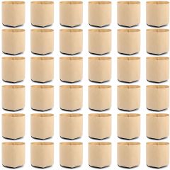 247Garden 1-Gallon Basic Aeration Tan Fabric Pot/Plant Grow Bag (200GSM BPA-Free Fabric, 6H x 7D) 36-Pack