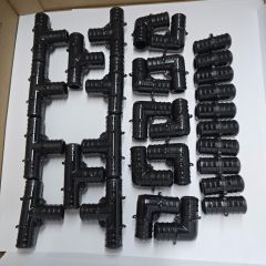 30-PC 3/4" PEX Crimp Fittings w/ 10PC Tee + 10PC Elbow + 10PC Coupling Plastic Fittings ASTM NSF 30Pc Essential Pack