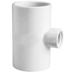 2 x 1/2 in. SCH-40 PVC Reducing Female-Threaded Tee NSF ASTM D2466 Slip x Slip x FIP