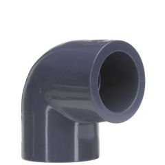 1 in. Schedule 80 PVC 90-Degree Elbow High Pressure Pipe Fitting Slip/Socket ASTM D2467 1" 90°