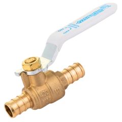 247Garden 1/2 in. PEX-B Brass Full Port F1807 400# Ball Valve (ASTM F1807 Lead Free Brass PEX Crimp Fitting)