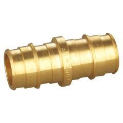 247Garden 1 x 3/4 in. PEX-A Coupling (NSF Lead Free Brass F1960 PEX Cold Expansion Fitting)