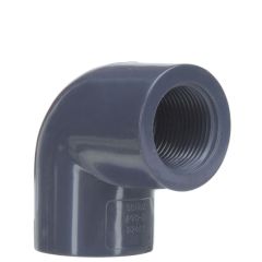1/2 in. Schedule 80  PVC 90-Degree Female Threaded Elbow Sch-80 Pipe Fitting (Socket x Threaded)