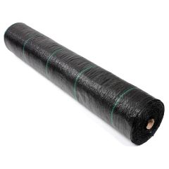 247Garden 3X600 Feet Ground Cover/Weed Barrier (100GSM Black Landscape Fabric UV-Resistance 1800 Sqft Roll)