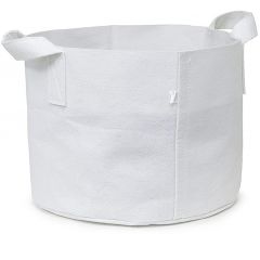 247Garden 20-Gallon Aeration Fabric Pot/Planting Grow Bag w/Handles (White 16H x 19D)