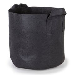 247Garden 6-Gallon Aeration Fabric Pot/Plant Grow Bag w/Handles (Black 10.5H x 13D)