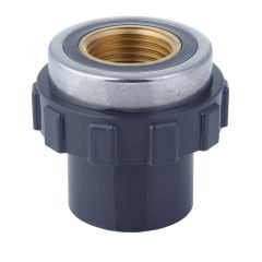 1/2 in. SCH-80 PVC  Female Adapter w/Brass Threaded-Fitting ASTM D2467/D2464 FNPT 1/2" PVC-to-Brass Connector