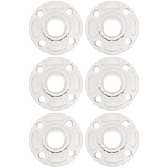 6-PC/Box 2" Schedule-80 PVC Van Stone Flanges Socket Connection ASTM D2467 Two-Piece Flange Fittings Wholesale Pricing w/Free Shipping for Mainland USA