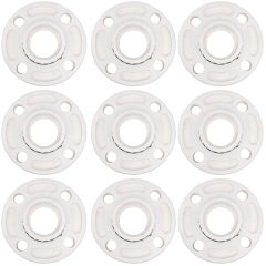 9-PC/Box 2" SCH-80 PVC Van Stone Flanges Socket Connection ASTM D2467 Two-Piece Flange Fittings Wholesale Pricing w/Free Shipping for Mainland USA