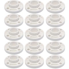 15-PC/Box 2" Schedule-80 PVC Van Stone Flanges Socket Connection ASTM D2467 Two-Piece Flange Fittings Wholesale Pricing w/Free Shipping for Mainland USA