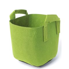 247Garden 2-Gallon Green Aeration Fabric Pot/Plant Grow Bag w/Handles 260GSM 7.5H x 8.5D