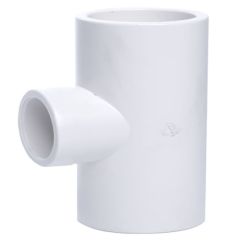 2 x 1 in. SCH40 PVC 3-Way Reducing Tee Pipe Fitting Socket NSF SCH40 ASTM D2466 2" x 1" T