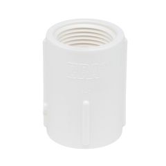 3/4 in. Schedule-40 PVC Coupling FPT x FPT Pipe Fitting Double Female-Threaded NSF SCH40 ASTM D2466
