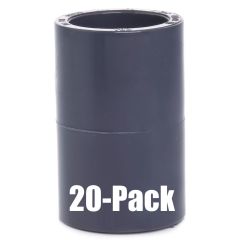 20-Pack 3/4 in. Schedule 80 PVC Couplings ASTM D2467