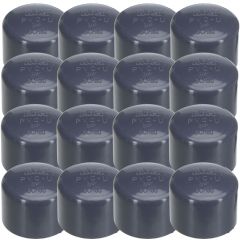 16-Pack 3/4 in. SCH-80 PVC End Caps Slip/Socket NSF ASTM D2467