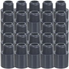 24-Pack 3/4 in. Schedule 80 PVC Male Adapters Pipe Fittings (Socket x MPT) NSF ASTM D2467/D2464 NPT