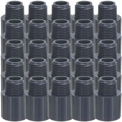 25-Pack 3/4 in. Schedule 80 PVC Male Adapters Pipe Fittings (Socket x MPT) NSF ASTM D2467