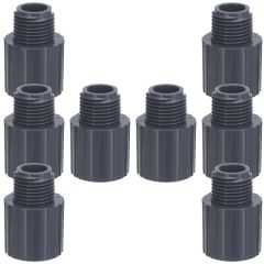 8-Pack 3/4 in. Schedule 80 PVC Male Adapters Pipe Fittings (Socket x MPT) NSF ASTM D2467