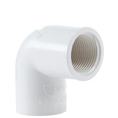 3/4 in. Schedule 40 PVC 90-Degree Female Threaded Elbow NSF Pipe Fitting Socket x FPT SCH40 ASTM D2466