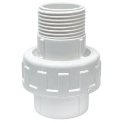 1 in. Schedule-40 PVC Male Union for Pool/Spa/Sprinkler Pump/Pipe Fitting w/ EPDM O-Ring Seal ASTM ANSI