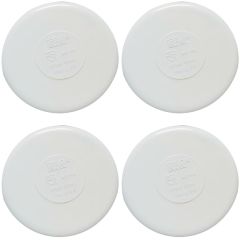 4-Pack 3 in. Schedule 40 PVC End Caps Pipe Fittings NSF SCH40 ASTM D2466