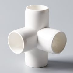 1/2 in. 4-Way SCH-40 PVC Fitting ASTM D2466 Plumbing-Grade