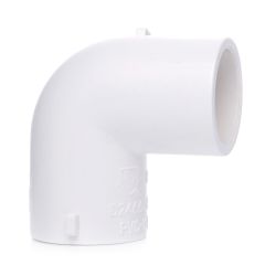 2-1/2 in. Schedule 40 PVC 90-Degree Elbow Pipe Fitting NSF SCH40 ASTM D2466 2.5" Socket for HVAC/Plumbing