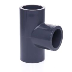 1-1/2 in. Schedule 80 PVC Tee 3-Way Straight T Sch-80 Pipe Fitting
