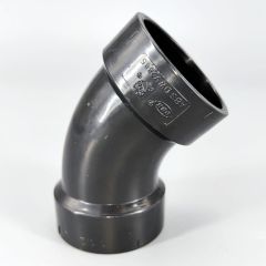 1-1/2 in. 45° Elbow DWV Pipe Fitting NSF ASTM D2661 1/8 Bend Hub x Hub