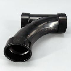 1-1/2 in. ABS Combination Wye & 1/8 Bend One-Piece DWV Pipe Fitting NSF ASTM D2661 