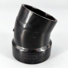 2 in. 22.5° ABS Steeet Elbow DWV Pipe Fitting 1/16 Bend Street x Hub NSF ASTM D2661