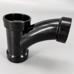 2×2×1½ in. ABS Combination Wye & 1/8 Bend Reducing One-Piece DWV Pipe Fitting NSF ASTM D2661 