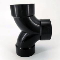 3 in. ABS Double 1/4 Bend 90° Elbow DWV Pipe Fitting NSF ASTM D2661 