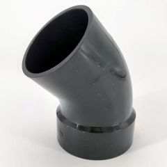 1-1/2 in. 45° Short Bend Street Elbow NSF ASTM D2661 DWV Pipe Fitting 1/8 Short Turn