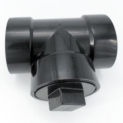 4 in. ABS Flush Cleanout Tee w/ Plug DWV Pipe Fitting NSF ASTM D2661 