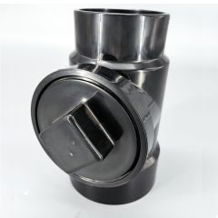 4 in. ABS Cleanout Tee w/ Plug DWV Pipe Fitting NSF ASTM D2661 