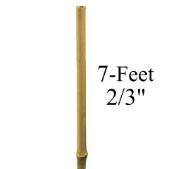 247Garden 7-Feet 2/3" (16-18mm) Natural Bamboo Stake (USDA-Approved)
