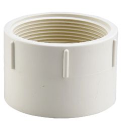 4" DWV FEMALE ADAPTER HUB X FIPT PVC Fitting ASTM D2665 NSF