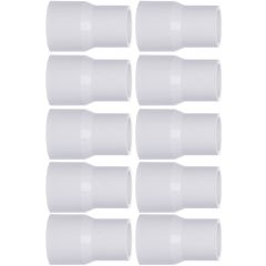 10-Pk 1 x 3/4 in. SCH-40 PVC Reducing Couplings NSF ASTM D2466 Pipe Fittings Slip/Socket