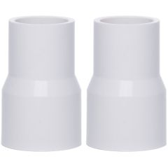 2-Pk 1 x 3/4 in. SCH-40 PVC Reducing Couplings NSF ASTM D2466 Pipe Fittings Slip/Socket