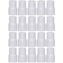 20-Pk 1 x 3/4 in. SCH-40 PVC Reducing Couplings NSF ASTM D2466 Pipe Fittings Slip/Socket