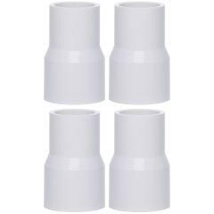 4-Pk 1 x 3/4 in. SCH-40 PVC Reducing Couplings NSF ASTM D2466 Pipe Fittings Slip/Socket