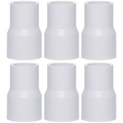 6-Pk 1 x 3/4 in. SCH-40 PVC Reducing Couplings NSF ASTM D2466 Pipe Fittings Slip/Socket